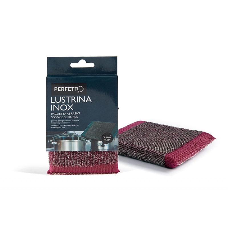 Paglietta abrasiva Lustrina inox