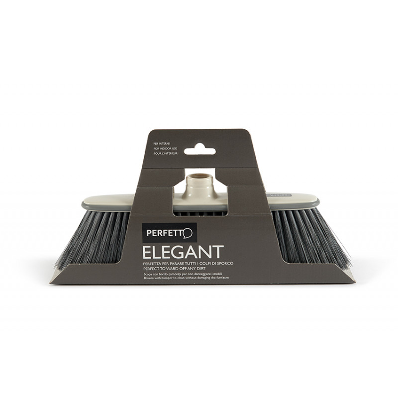 Scopa con paracolpi Elegant