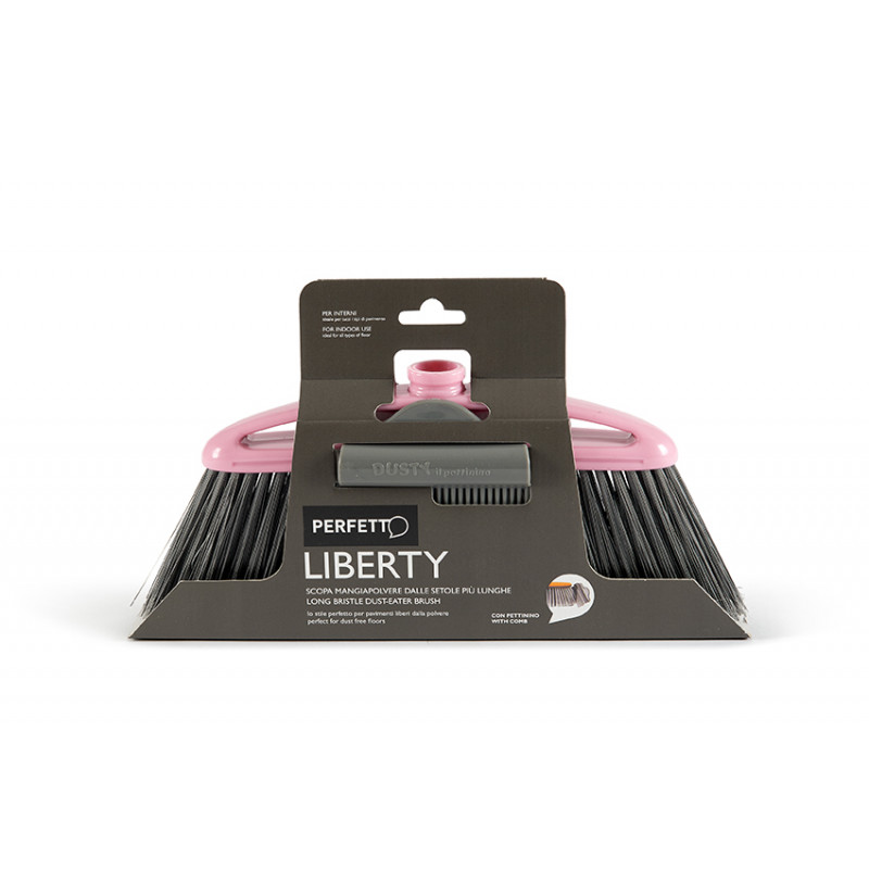 Scopa con pettine puliscisetole Liberty