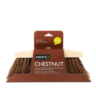 Scopa in fibra di palma Chestnut