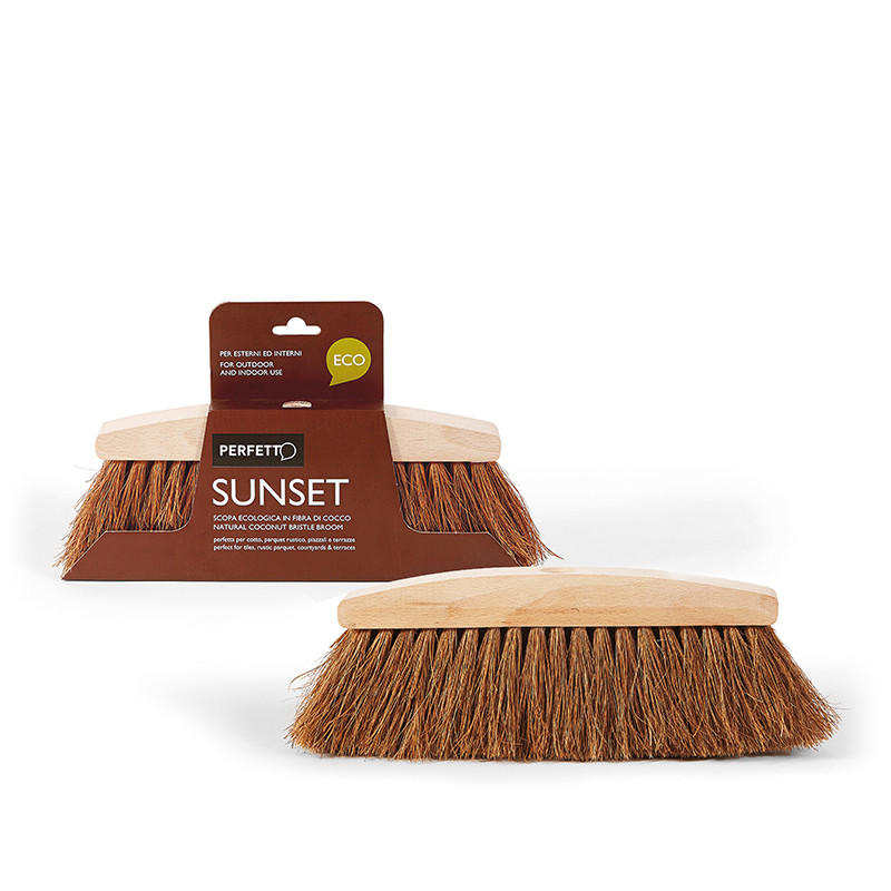 Scopa in fibra di cocco Sunset