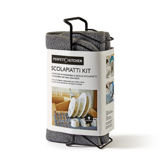 Tappetino scolapiatti con griglia