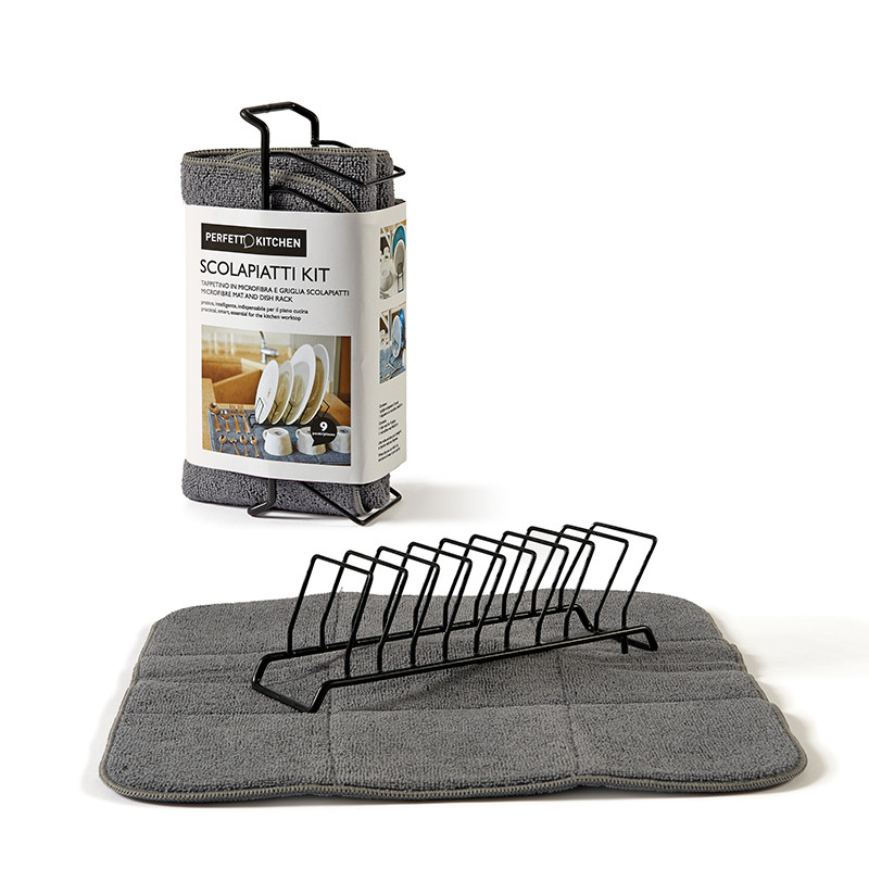Tappetino scolapiatti con griglia