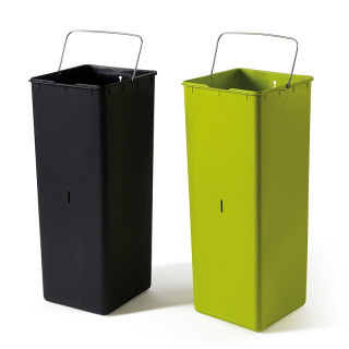 Bidone in acciaio inox Ricicla - 20+20 lt