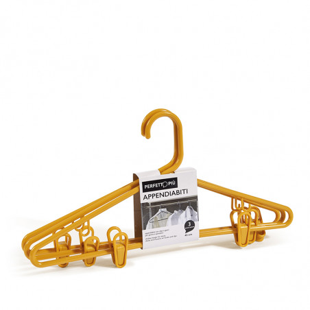 Bama Set 3 Grucce Appendicravatte In Plastica, 43 Cm, Per Armadio Ordinato - 2