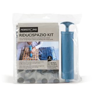 Sacchi sottovuoto per vestiti Riducispazio Pump