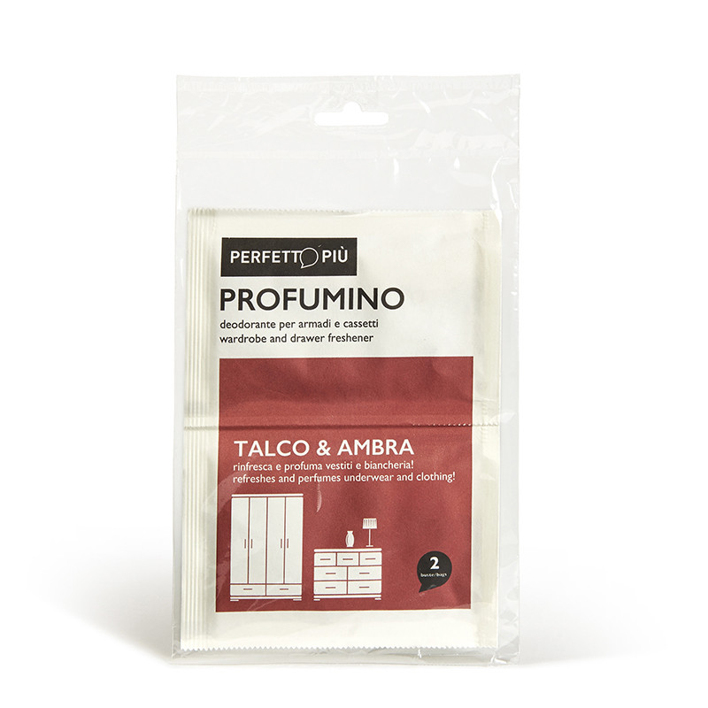Deodorante per armadi Profumino - Talco e ambra