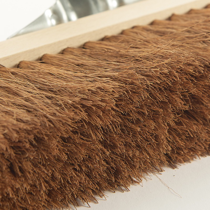 Scopa A Spazza Rigida Per Interni Ed Esterni - Larga 45 Cm, Acciaio Inox, Per Pavimenti Ruvidi E Grezzi