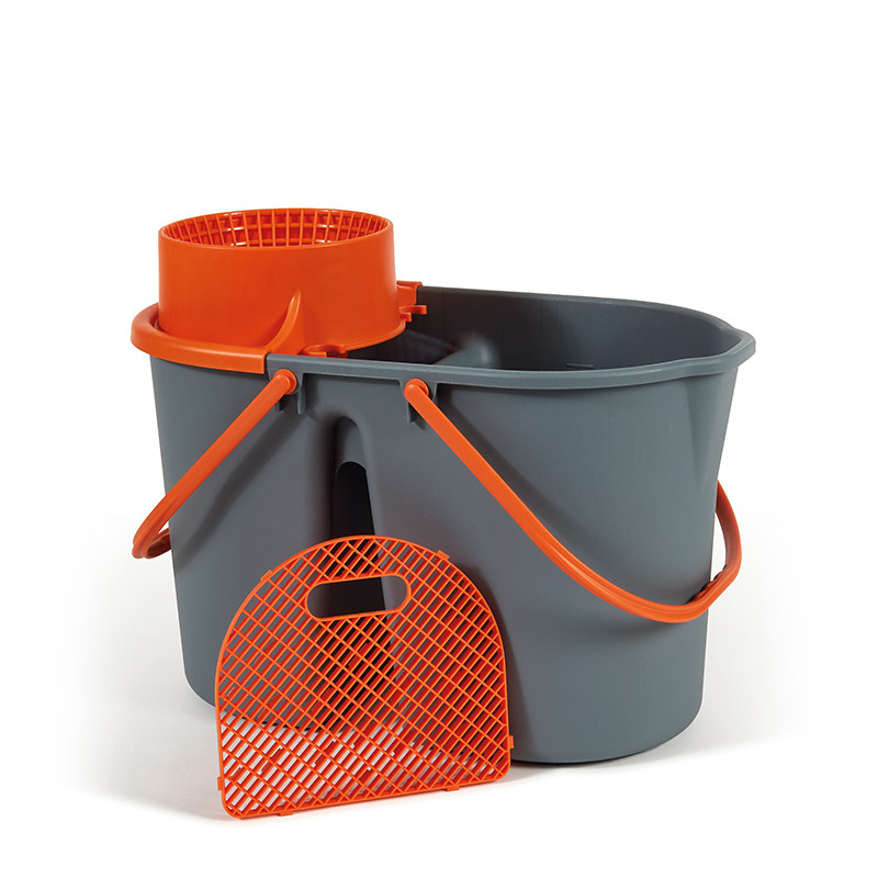 Secchio con strizzatore e doppia vasca X-Floor