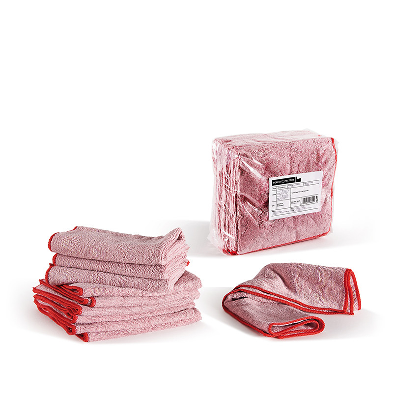 Panni microfibra multiuso Ultrega - Conf.10 pezzi rosso