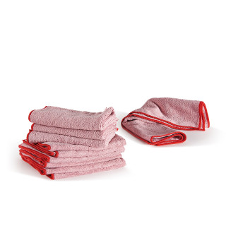 Panni microfibra multiuso Ultrega - Conf.10 pezzi rosso