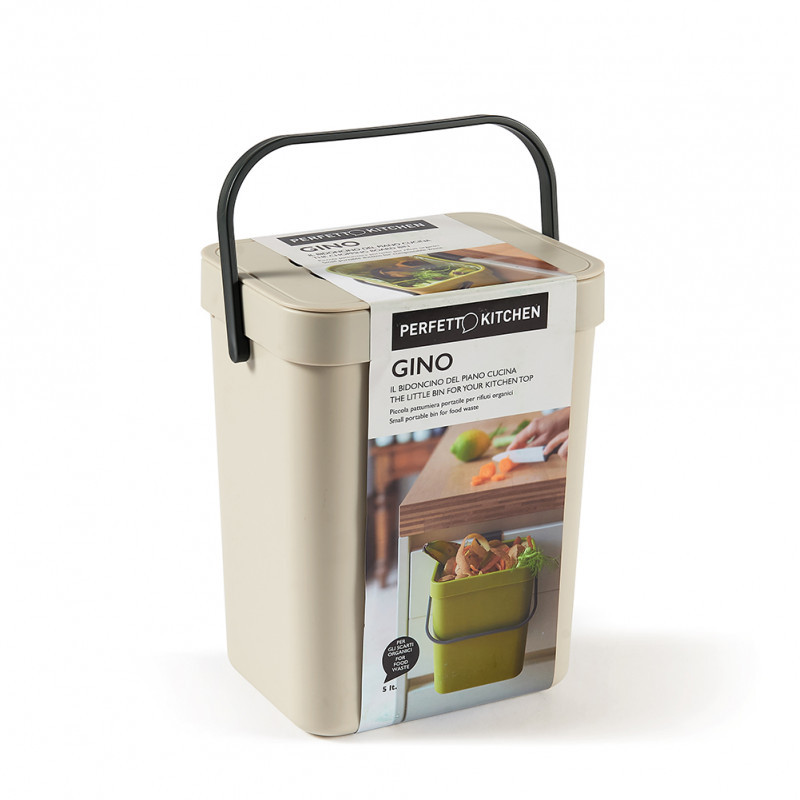 Pattumiera per umido Gino - 5 lt.