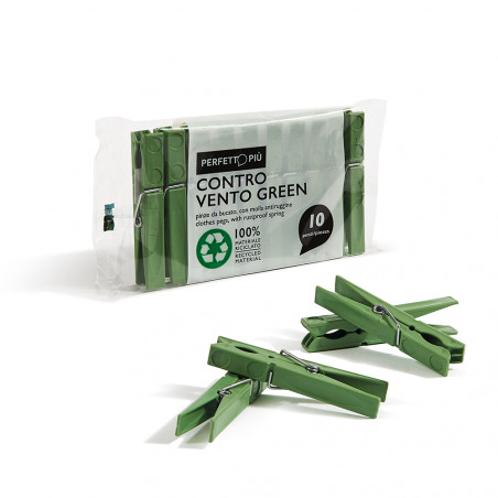 Set 60 Mollette Da Bucato Con Cestino - Antivento, Senza Impronte, In Plastica E Acciaio Inox, Multiuso