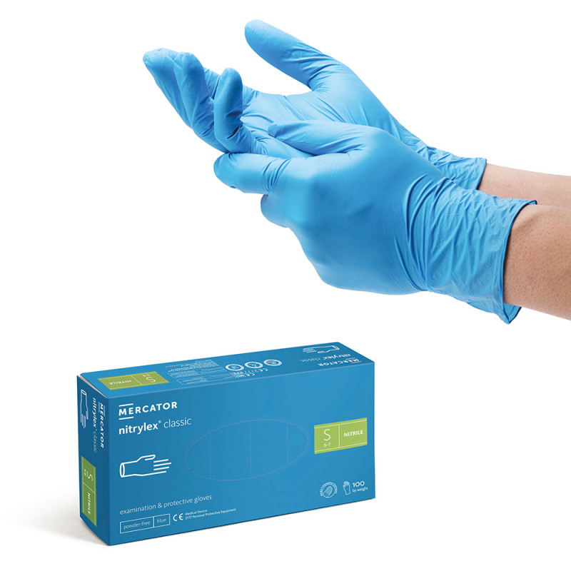 Guanti nitrile Nitrylex 100pz/3,5gr - Pulizia professionale