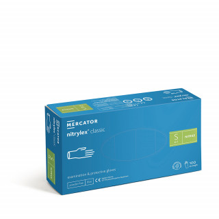 Guanti  nitrile Nitrylex 100pz/3,5gr