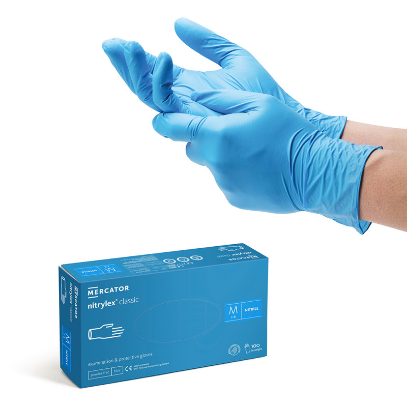 Guanti nitrile Nitrylex 100pz/3,5gr