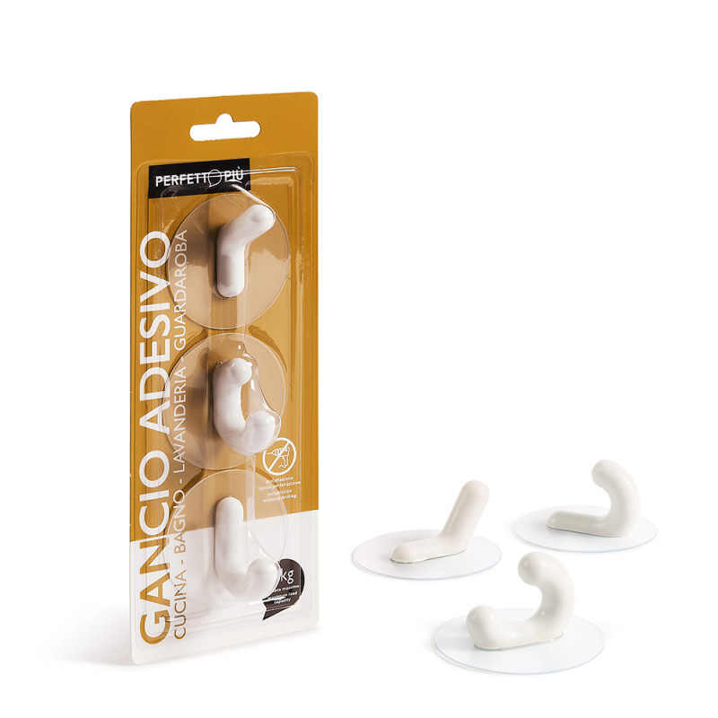 ganci adesivi assortiti