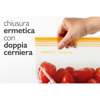 Sacchetti freezer riutilizzabili FRESCOFOOD - 20 pz. Small