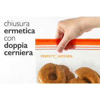 Sacchetti freezer riutilizzabili FRESCOFOOD - 15 pz. medium