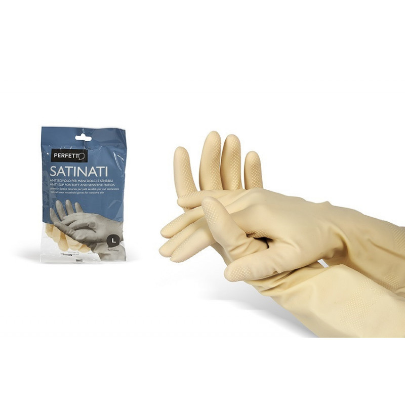 Guanti in Lattice Satinati
