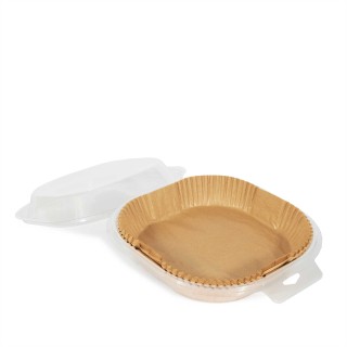 Carta Forno per friggitrice ad aria 20x20cm - 50 pz