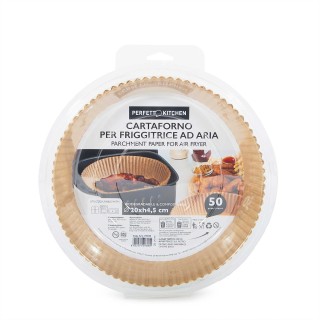 Carta forno friggitrice ad aria Ø 20cm - 50 pz