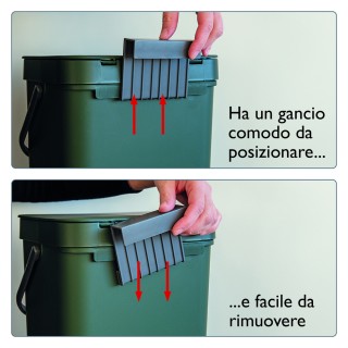 ganci ricambio per Pattumiera Gino 12 lt